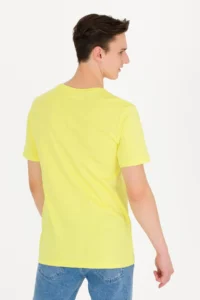 US Polo Assn. Men Citron Basic Crew Neck T-Shirt - Image 5