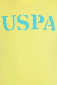 US Polo Assn. Men Citron Basic Crew Neck T-Shirt - Image 6
