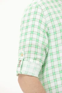 US Polo Assn. Men Checkered Green Shirt - Image 7