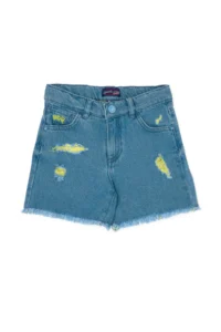 US Polo Assn. Girls' Light Blue Jeans Shorts - Image 4
