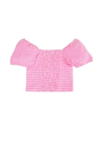 US Polo Assn. Girls' Pink Short Sleeve Shirt - Image 2