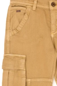 US Polo Assn. Boys' Camel Kanvas Pants - Image 4