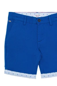 US Polo Assn. Boys' Saks Blue Weaving Shorts - Image 3