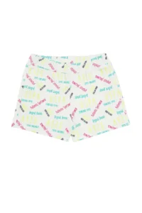 US Polo Assn. Kids White Knitting Shorts