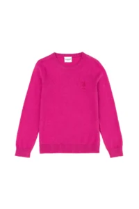 US Polo Assn. Girls' Violet Basic Sweater