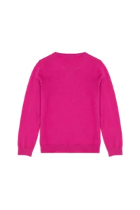 US Polo Assn. Girls' Violet Basic Sweater - Image 2