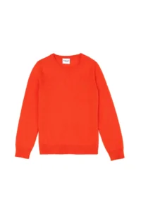 US Polo Assn. Girls' Orange Basic Sweater