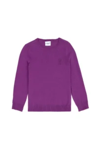 US Polo Assn. Girls' Violet Basic Sweater