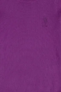 US Polo Assn. Girls' Violet Basic Sweater - Image 3