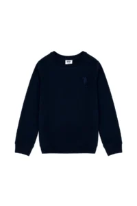 US Polo Assn. Kids Navy Blue Basic Crew Neck Sweatshirt