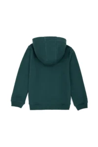 US Polo Assn. Kids Dark Green Basic Hooded Sweatshirt - Image 2