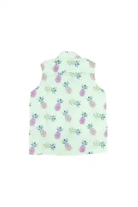 US Polo Assn. Girls' Mint Short Sleeve Shirt - Image 2