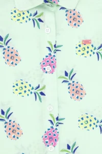 US Polo Assn. Girls' Mint Short Sleeve Shirt - Image 3