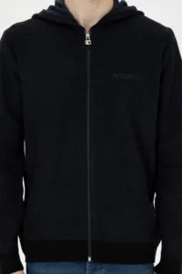 US Polo Assn. Men Navy Blue Knitwear Cardigan - Image 6