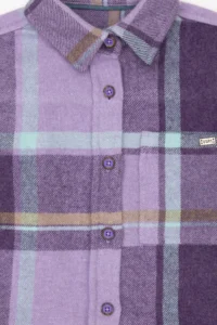 US Polo Assn. Girls' Purple Long Sleeve Shirt - Image 6