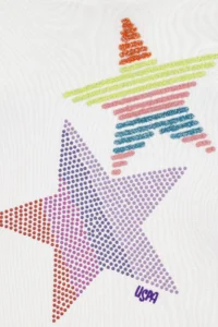 US Polo Assn. Girls' Stone Star Printed Hooded Sweatshirt - Image 4