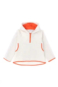 US Polo Assn. Girls' Stone Half Zippered Fleece Sweatshirt - Image 2