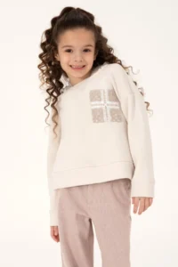 US Polo Assn. Girls' Stone Sweatshirt - Image 2