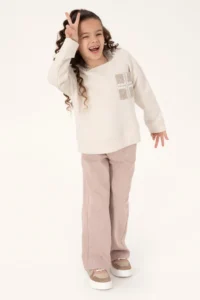 US Polo Assn. Girls' Stone Sweatshirt - Image 3