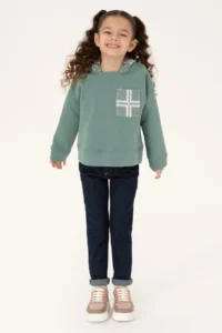 US Polo Assn. Girls' Mint Sweatshirt - Image 3