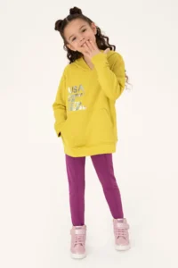 US Polo Assn. Kids Pistachio Green Hooded Sweatshirt - Image 2