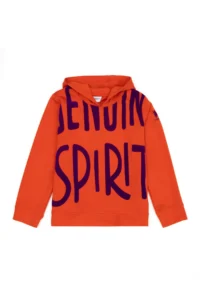 US Polo Assn. Girls' Orange Hooded Sweatshirt