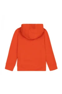 US Polo Assn. Girls' Orange Hooded Sweatshirt - Image 2