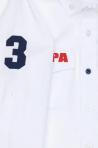 US Polo Assn. Boys' White Long Sleeve Shirt - Image 5