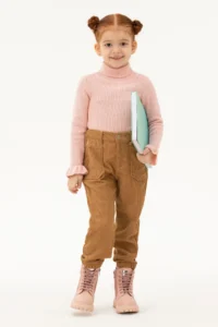 US Polo Assn. Girls' Dusty Pink Sweater