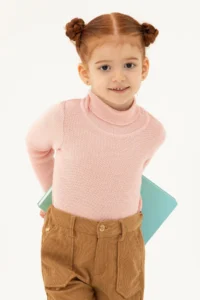 US Polo Assn. Girls' Dusty Pink Sweater - Image 2
