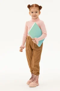 US Polo Assn. Girls' Dusty Pink Sweater - Image 3