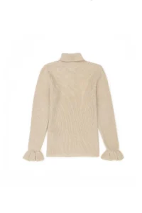 US Polo Assn. Girls' Cream Melanj Sweater - Image 5