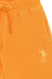 US Polo Assn. Boys' Orange Knitting Shorts - Image 3