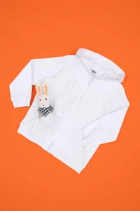 US Polo Assn. Boys' White Basic Sweatshirt