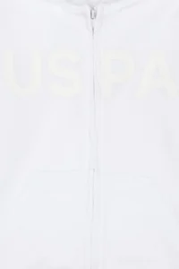 US Polo Assn. Boys' White Basic Sweatshirt - Image 4