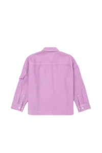 US Polo Assn. Girls' Lilac Jeans Shirt - Image 2