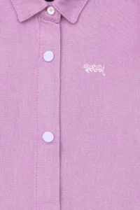 US Polo Assn. Girls' Lilac Jeans Shirt - Image 3