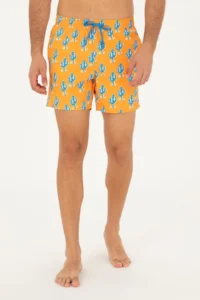 US Polo Assn. Men Orange Swim Shorts - Image 2