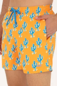 US Polo Assn. Men Orange Swim Shorts - Image 3