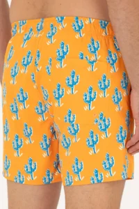 US Polo Assn. Men Orange Swim Shorts - Image 4