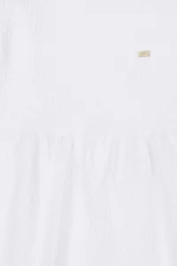 US Polo Assn. Girls' White Sleeveless Weaving Dress - Image 4