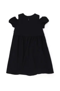 US Polo Assn. Girls' Black Sleeveless Weaving Dress - Image 2