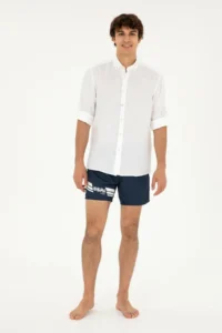 US Polo Assn. Men Navy Blue Swim Shorts