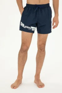 US Polo Assn. Men Navy Blue Swim Shorts - Image 2
