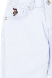 US Polo Assn. Boys' Light Blue Kanvas Pants - Image 4