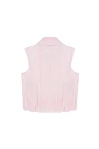 US Polo Assn. Girls' Pink Short Sleeve Shirt - Image 2