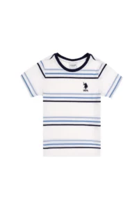 US Polo Assn. Boys' White Crew Neck T-Shirt - Image 2
