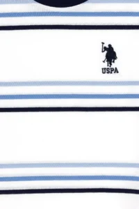 US Polo Assn. Boys' White Crew Neck T-Shirt - Image 4