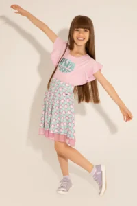 US Polo Assn. Girls' Mint Knitting Skirt - Image 2