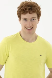 US Polo Assn. Men Regular Fit Crew Neck Pistachio Green Basic T-Shirt - Image 2